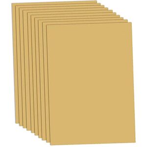Tonzeichenpapier, gold, 50 x 70 cm, 10 Blatt
