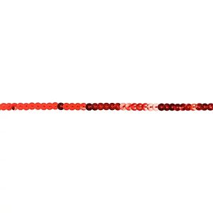 Paillettenband, rot, Breite: 6 mm, Länge: 3 m