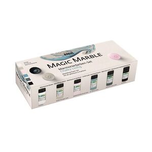 Kreul Magic Marble Marmorierfarben Chalky Living 6er Set je 20 ml