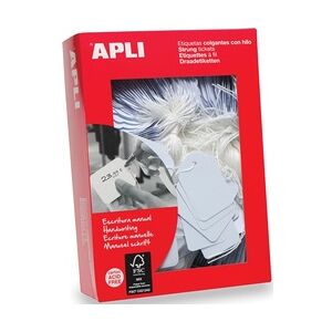 agipa Warenanhänger - Großpackung, 36 x 53 mm, weiß