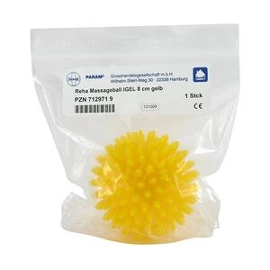 PARAM MASSAGEBALL Igel 8 cm gelb 1 Stück