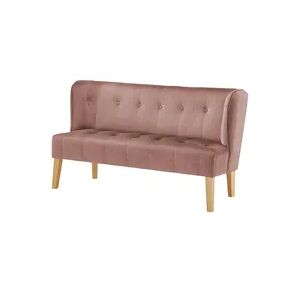 switch Küchensofa Samt  Bella ¦ rosa/pink ¦ Maße (cm): B: 180 H: 90 T: 69