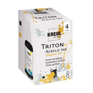 Kreul Triton Acrylic Ink 50 ml 4er Set Elegant Art