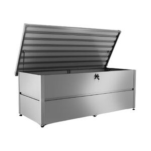 Guardi Gartenbox L 185 x 85 x 69 cm silber-metallic