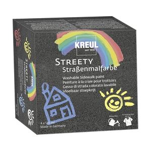 Kreul Straßenmalfarbe Streety Starter Set 4 x 120 ml
