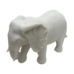 TrendLine Statue Elefant 42 cm weiß