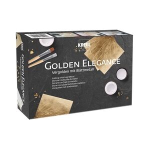 Kreul Golden Elegance Set Vergolden mit Blattmetall