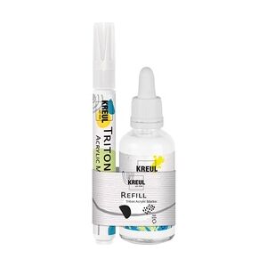 Kreul Refill Triton Acrylic Marker edge Weiß Set