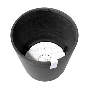 Ecopots Pflanztopf Amsterdam Ø 40 x 35 cm dunkelgrau