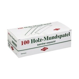 Büttner-Frank MUNDSPATEL Holz einzeln verpackt 100 Stück