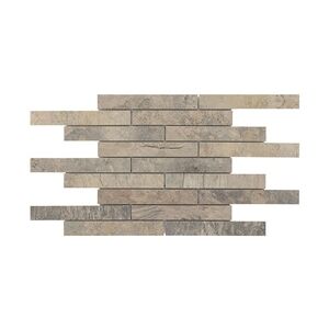 KNG Mosaikfliese Stone Art 43 x 30 cm stonegrey Steinmaß: ca. 21,15 x 3,08 cm