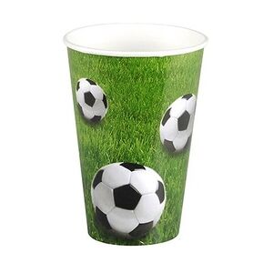 140 Trinkbecher, Pappe 0,2 l Ø 7 cm · 9,7 cm Football