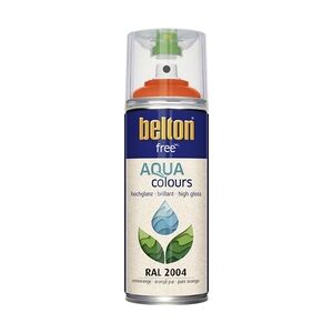 Belton Free Lackspray Acryl-Wasserlack 400 ml reinorange hochglanz