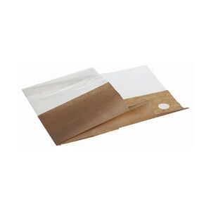 WISEFOOD 1000 Stück - Snackbeutel 15x6.5/6x13cm+10cm, Halb Papier, Halb Folie