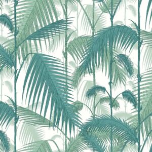 Cole and Son Leinen Stoff Palm Jungle