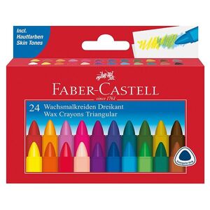 Faber-Castell Kreide - Dreieckig - 24 st. - Multi - Faber-Castell - One Size - Buntstiftsets