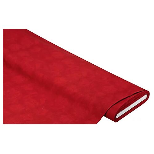 Baumwollstoff Moire "Mona", rot