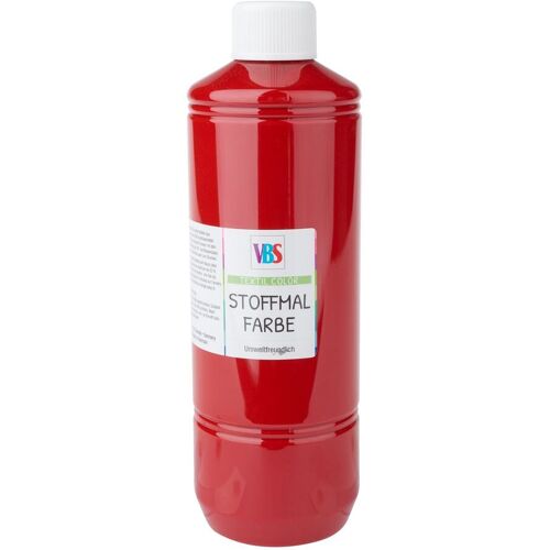 VBS Stoffmalfarbe, 500 ml - Rot