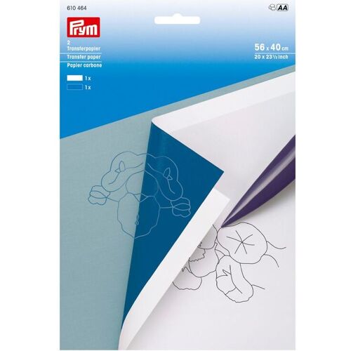 Prym Transferpapier, Weiß/Blau