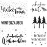 Clear Stempel-Set "Weihnachtsgrüße"