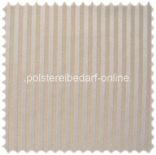 polstereibedarf-online AKTION ***Auslaufware*** Fashion Möbelstoff Zermatt Streifen Natur (Elfenbein)