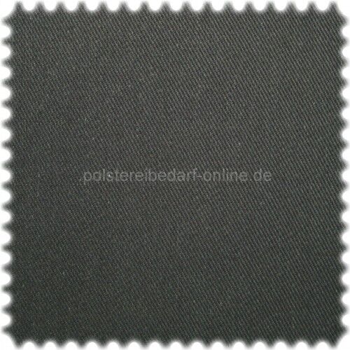 polstereibedarf-online Schwerer S-Grat Baumwoll Köper Schwarz 160cm breit