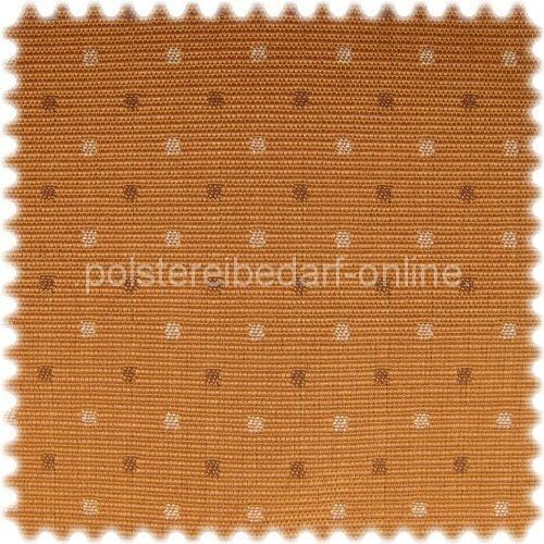 polstereibedarf-online ***Auslaufware*** Möbelstoff Dortmund Apricot Punktmuster mit Teflon Fleckschut