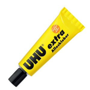 UHU GmbH & Co KG UHU extra Alleskleber, Gelartiger Kunstharz-Klebstoff zum tropffreien Sofort-Kleben, 31 g - Tube
