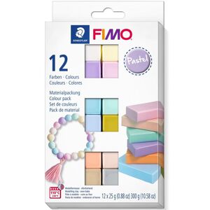 STAEDTLER F FIMO Lera Soft Colour 12-p Pastellfärger Staedtler