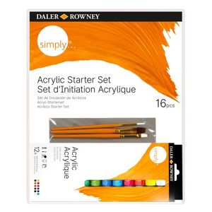 Daler-Rowney Akrylfärg Startset 16-pack