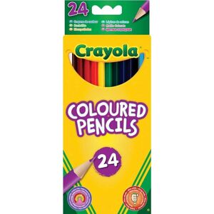 NDA Toys 24 stk crayola farveblyanter 17 cm blyant blyanter tegne male