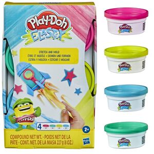 Play-Doh Elastix Compound 4-Pack of Bright Colors Leklera Lekset E9864