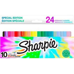 Set of Felt Tip Pens Sharpie 24 Pieces Permanent Multicolour