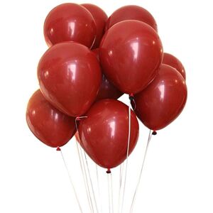 Megabilligt 100-pack Red Balloons 26cm Latex Party Fødselsdag