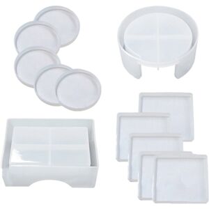 shopnbutik DIY Crystal Epoxy Storage Box Silicone Mould, Specification: 12 PCS/Set