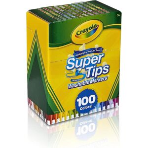 100st Crayola Super Tips Marker Set Washable Markers 100 Unique Colors