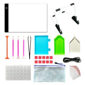 My Store 33stk / sæt H-ZS4 DIY Diamond Painting Tool Kit Drill Pen Håndlavet belysningsplade Combo Kit