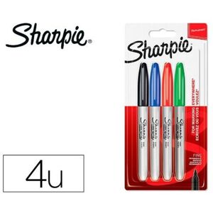 Skrabe Verdenskort Sharpie 1985858 (4 enheder)