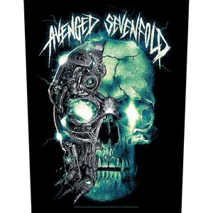 Avenged Sevenfold Back Patch: Mechanical Skull