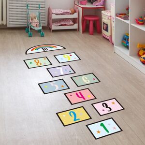 Shoppo Marte Digital Jumping Grid Game Floor Paste Preschool Ground Decoration For Children(zsz1443)