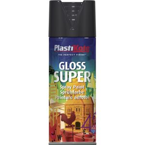 Borup Kemi A/S Plasti Kote Pk Super Ral9005 - Sort Blank 400ml