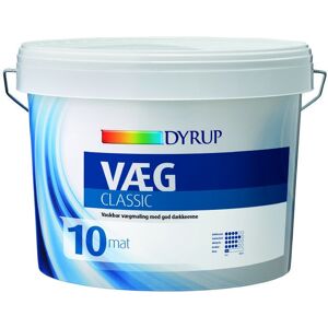 Dyrup Væg 10 - Classic Hvid - 9lt