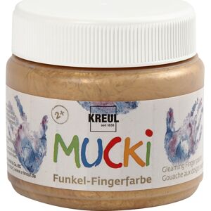 Mucki Fingermaling   150 Ml   Metallic   Guld