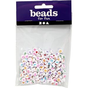 Beads Bogstavperler   7mm   200 Stk.