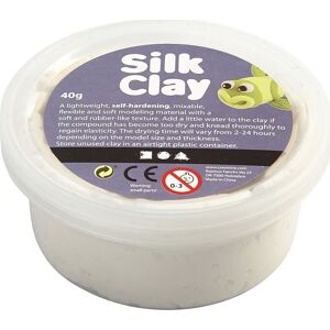 Silk Clay Modellermasse   40g   Hvid