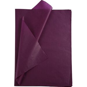 No-Name Silkepapir   50x70 Cm   14g   25 Ark   Bordeaux