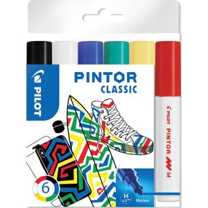 Pilot Pintor Marker   M   Classic   6 Farver