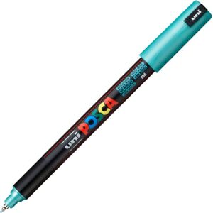 Posca Marker   Pc-1mr   Uf   0,7 Mm   Metal Grøn