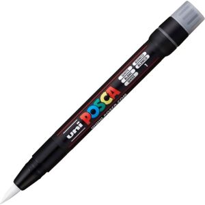 Posca Marker   Pcf350   Brush   1-10 Mm   Hvid