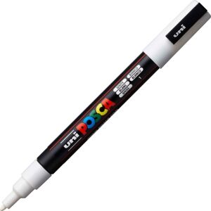 Posca Marker   Pc-3m   F   1,3 Mm   Hvid